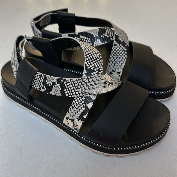 Sorel Women’s Snake Print Sandals - Picture 2 of 4